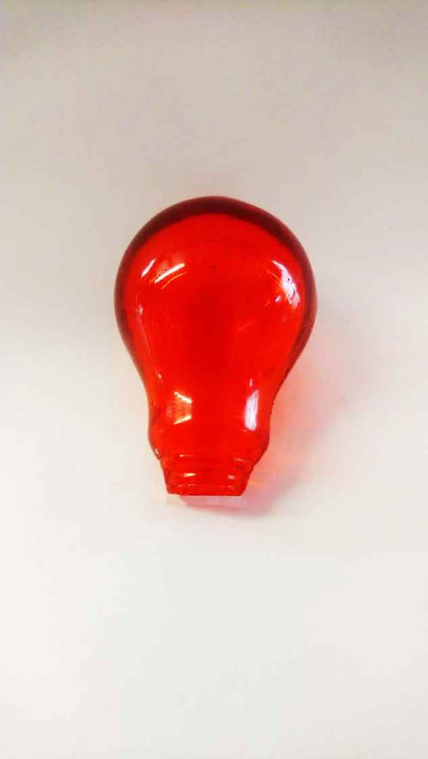 Breakaway lightbulb. Tint: Red