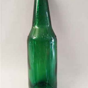 Breakaway Glass Green Stubby Beer Bottle